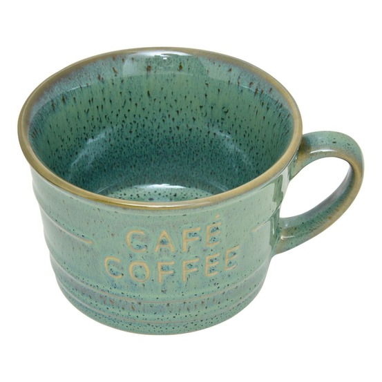 Tasse café bleu emeraude 26cl