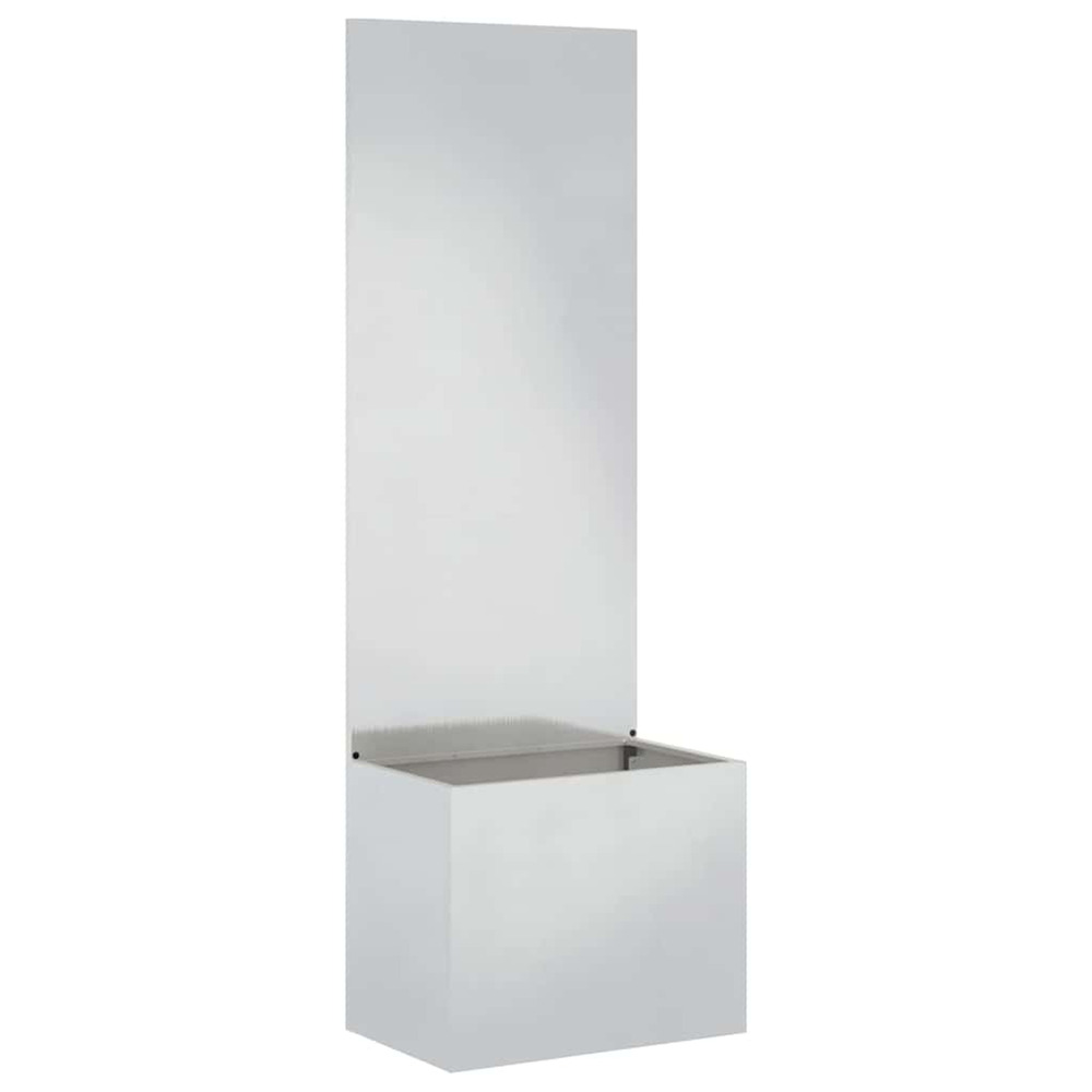 Écran de confidentialité de jardin fretwork argent 50 x 140 cm