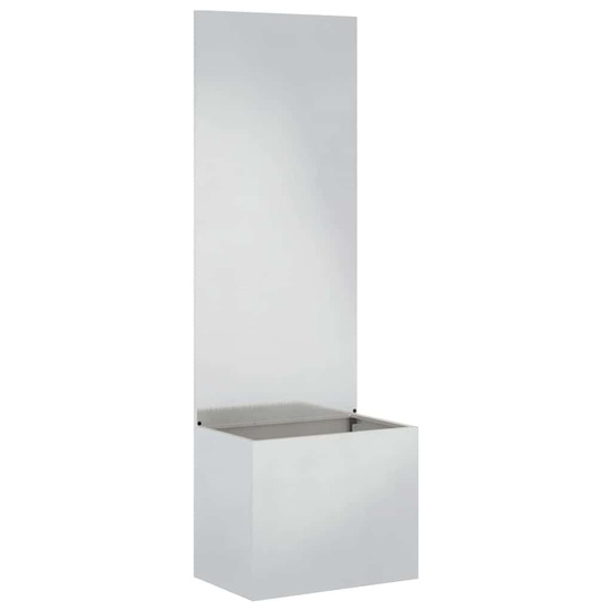 Écran de confidentialité de jardin fretwork argent 50 x 140 cm