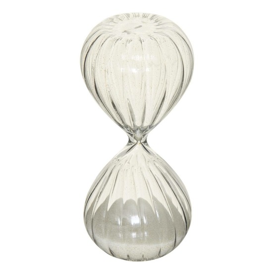 Sablier décoratif sibel 5,5x5,5x12cm en verre