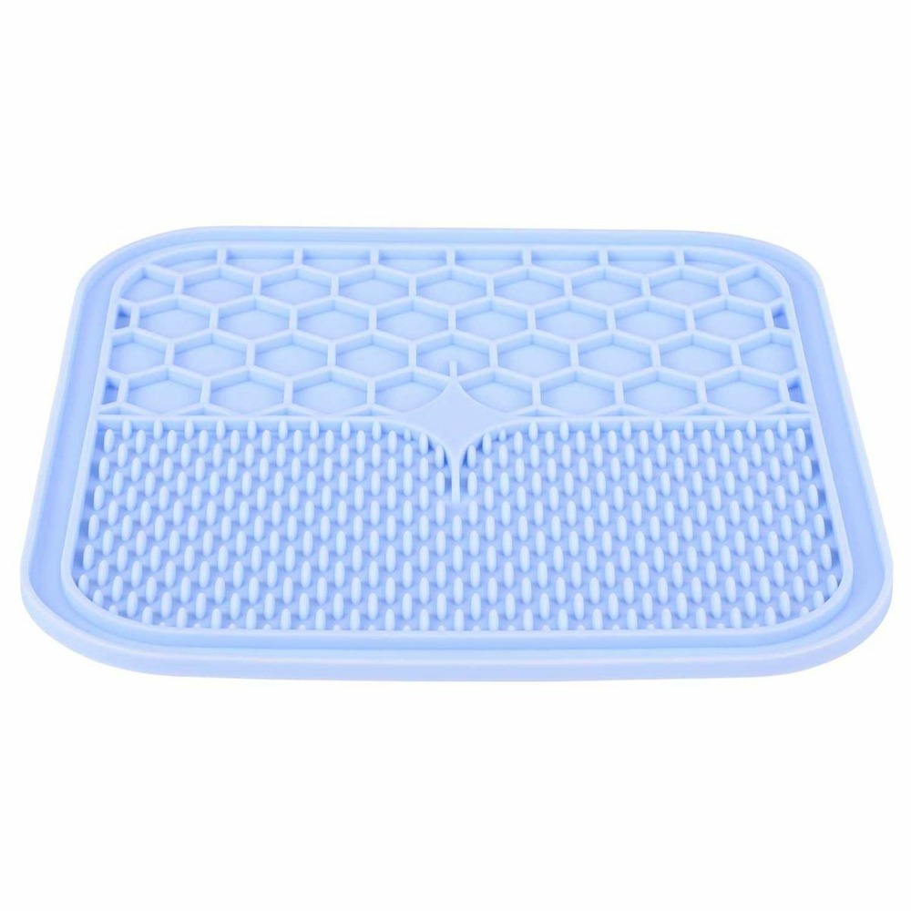 Tapis à lécher pour chien en silicone 20 x 20 cm