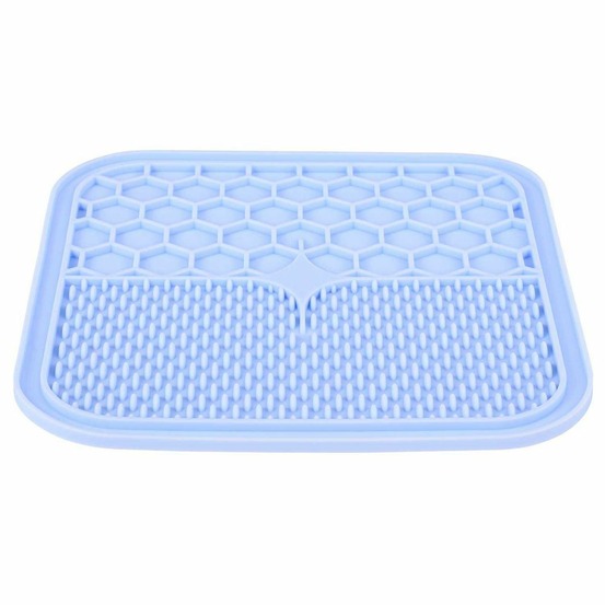 Tapis à lécher pour chien en silicone 20 x 20 cm