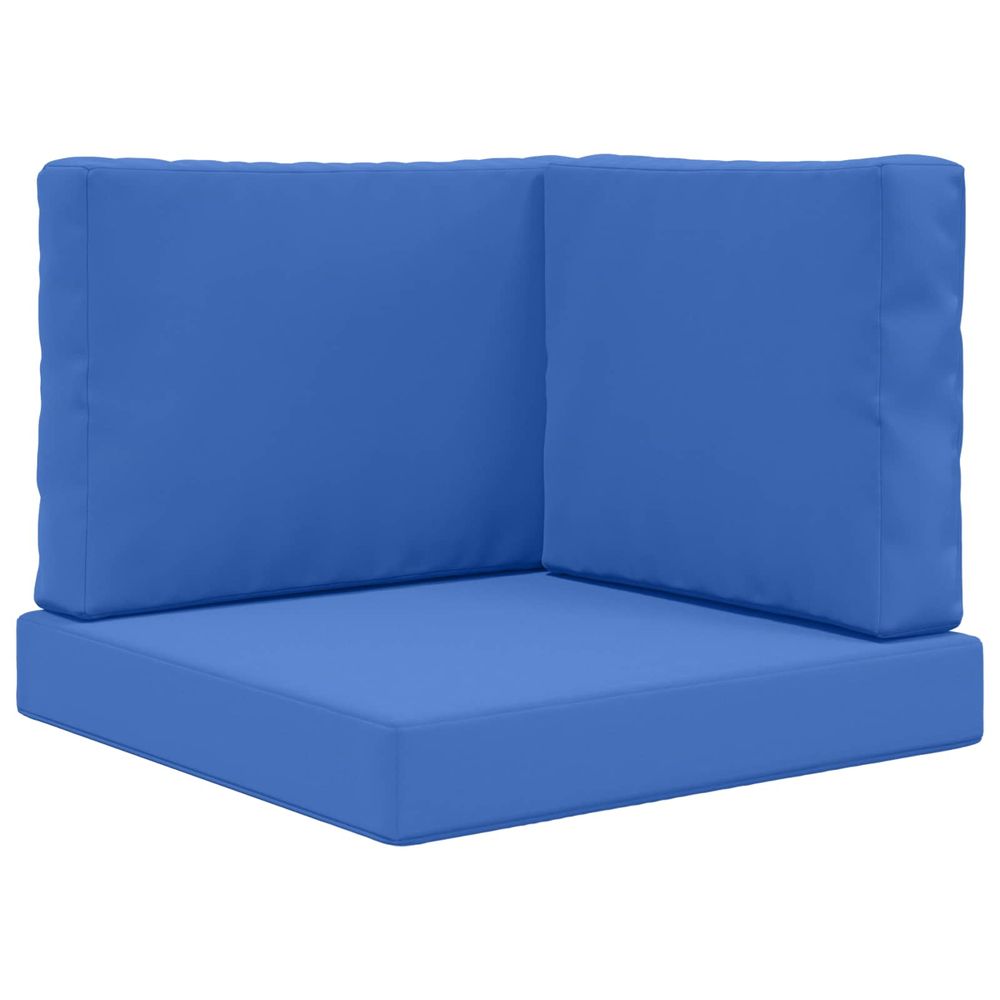 Coussin de canapé d'extérieur polyester bleu royal 60 x 60 cm
