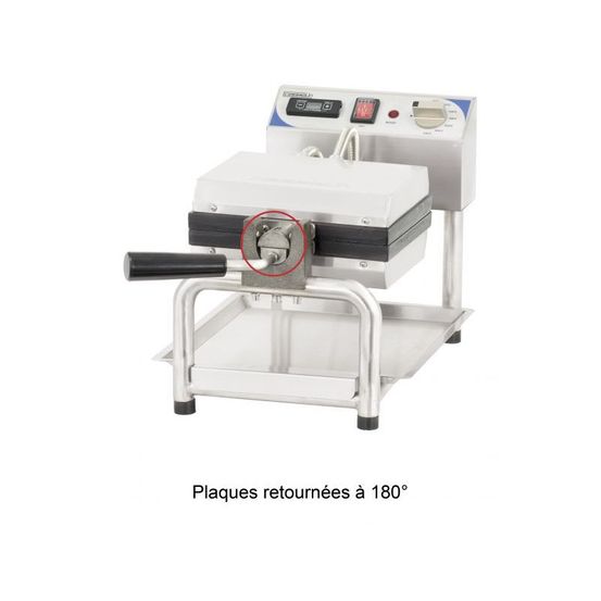 Gaufrier rotatif professionnel simple - casselin