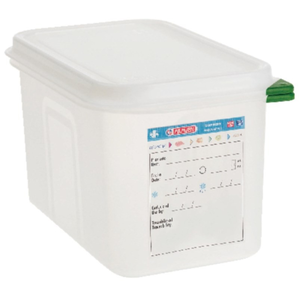 Boîte alimentaire 4,3 l - araven gn 1/4 - lot de 4