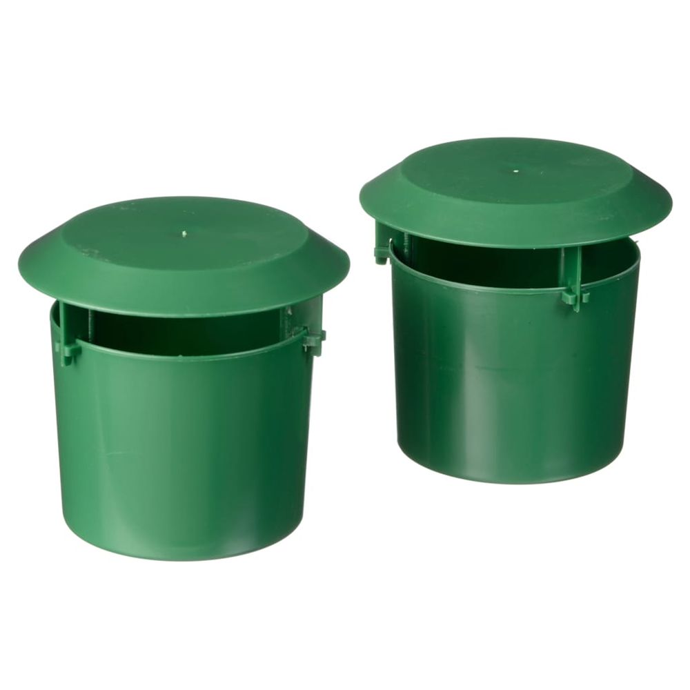 Pièges à limaces 2 pcs 11x11,5 cm vert