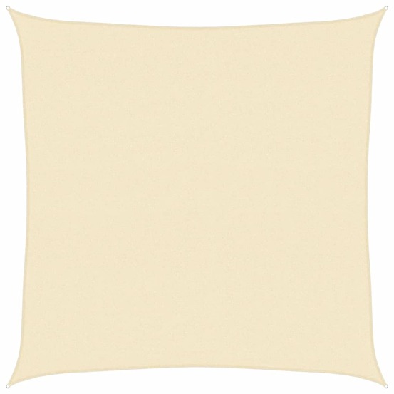 Voile d'ombrage 160 g/m² crème 4,5x4,5 m pehd