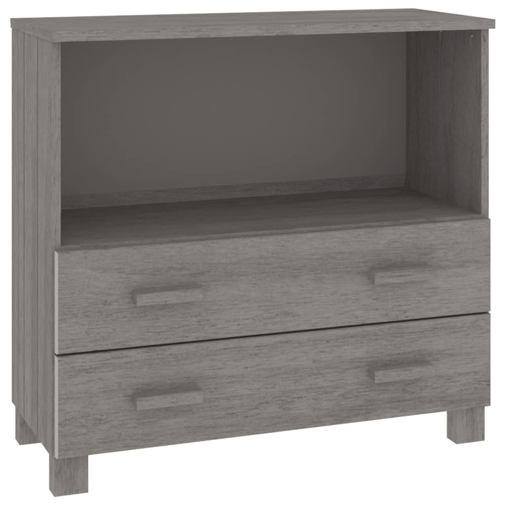 Buffet bahut commode armoire meuble de rangement organisateur cuisine salle de séjour salon clair 85 x 35 x 80 cm bois massif