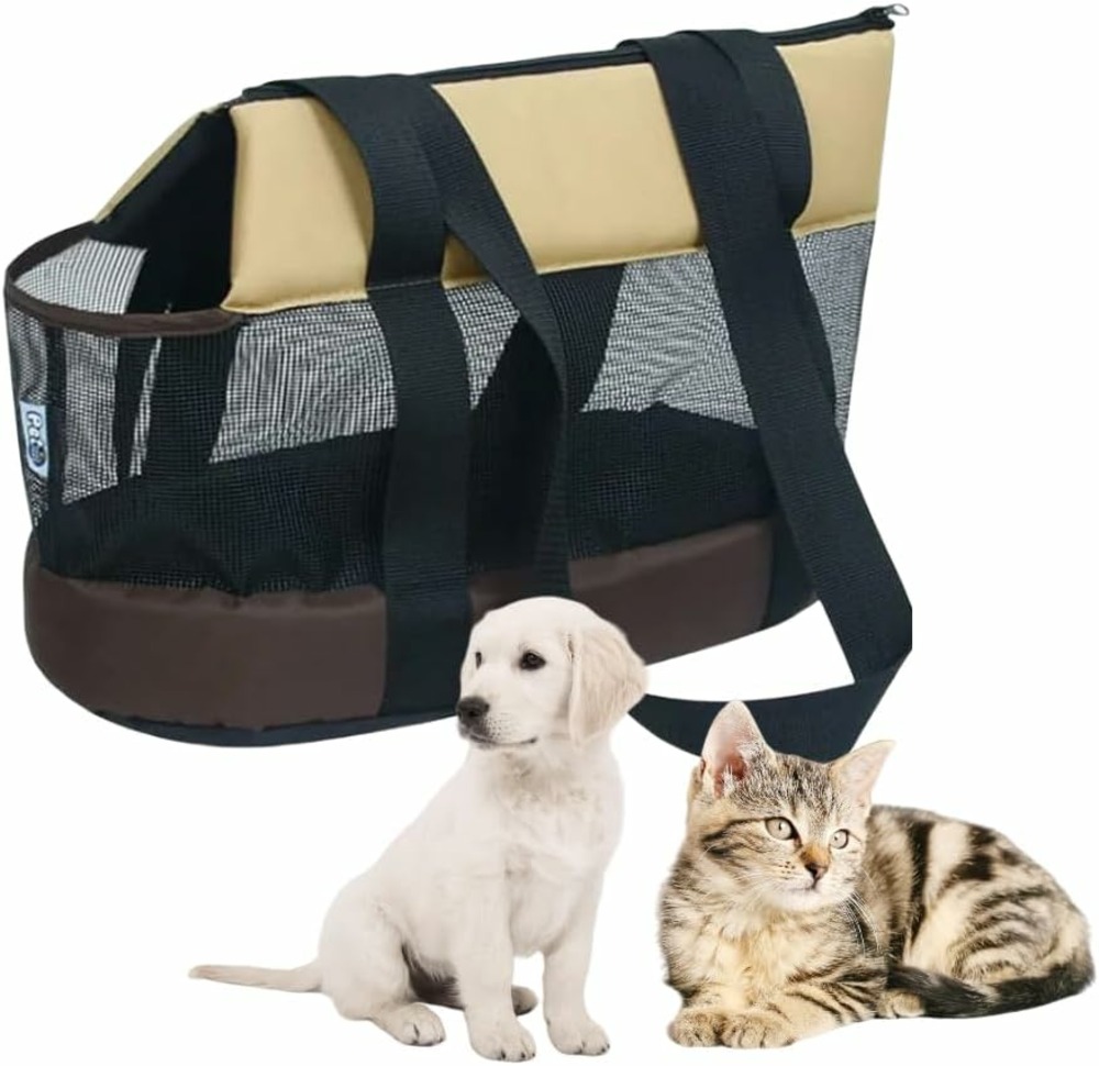 Sac à bandoulière respirant pour chat ou petit chien