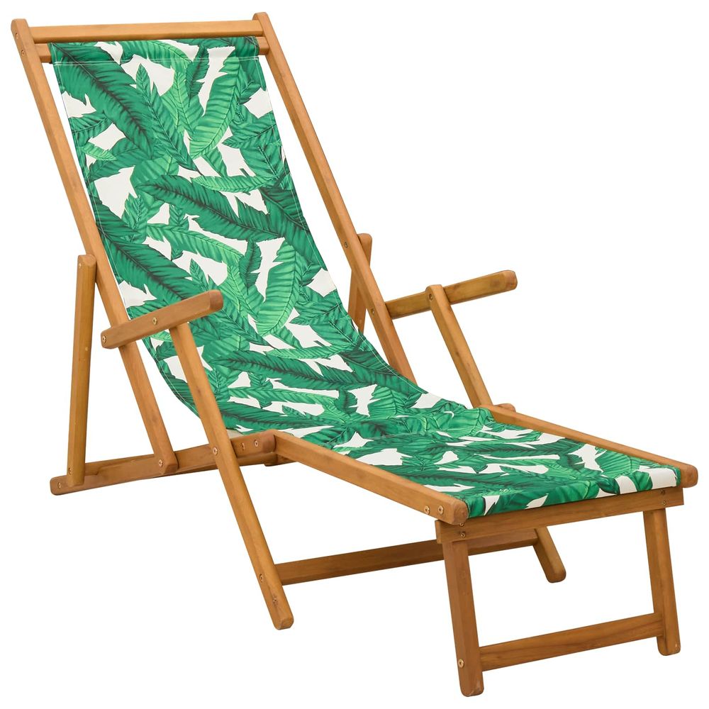 Chaise longue pliante 3 position bois d'eucalyptus massif bain de soleil
