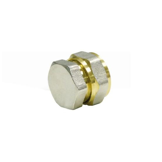 Bouchon à visser multicouche 16mm, raccord plomberie certifié dvgw