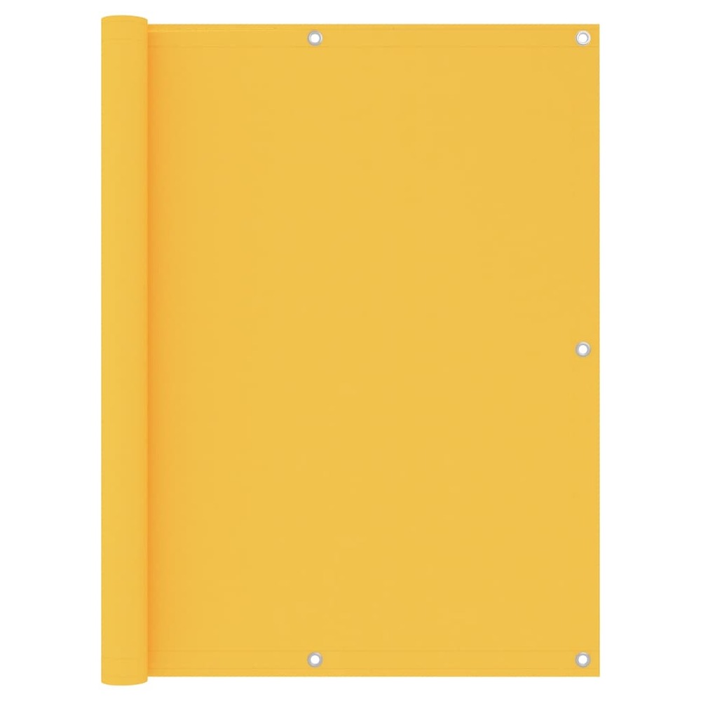 Écran de balcon jaune 120x500 cm tissu oxford