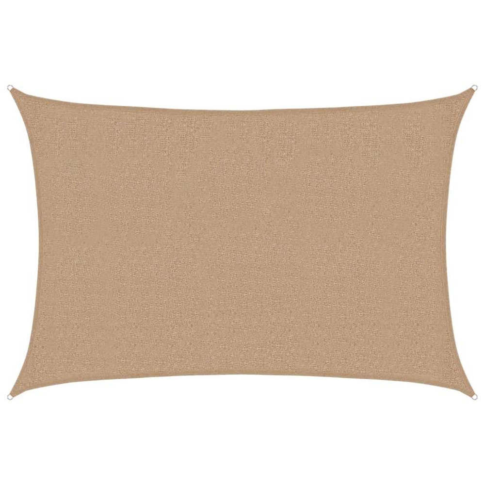 Voile d'ombrage 160 g/m² taupe 2,5x3,5 m pehd