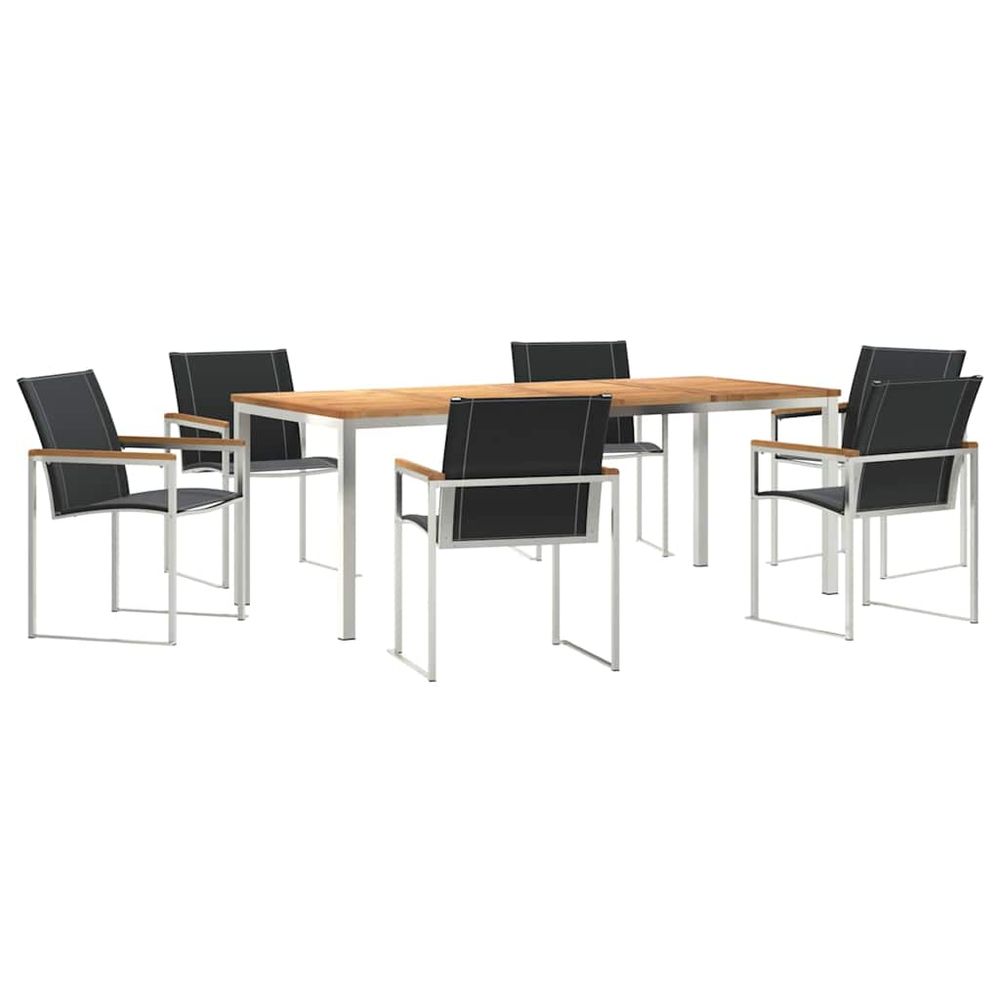 Ensemble de salle à manger pour jardin 7 pc