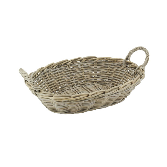 Corbeille ovale en poelet