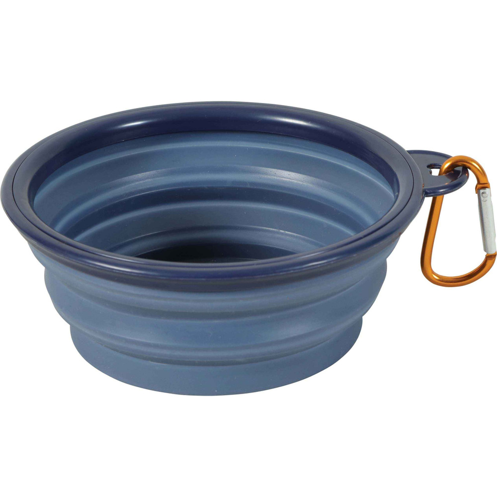 Gamelle souple en silicone bleu bivouak 650 ml