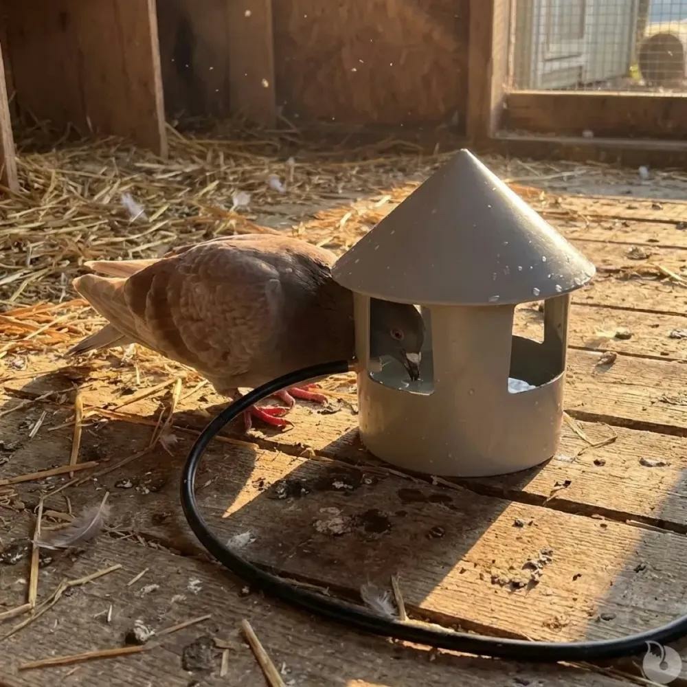 Abreuvoir automatique à grit pour pigeon diam. 22