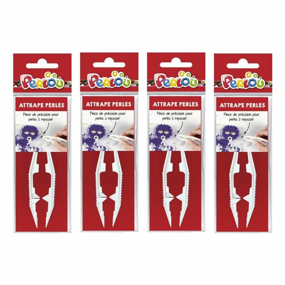 4 pinces attrape perles à repasser