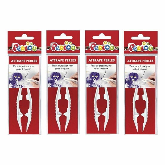 4 pinces attrape perles à repasser