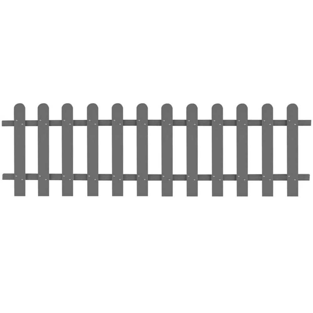 CLOTURE A PIQUETS WPC 200 X 60-(864490)
