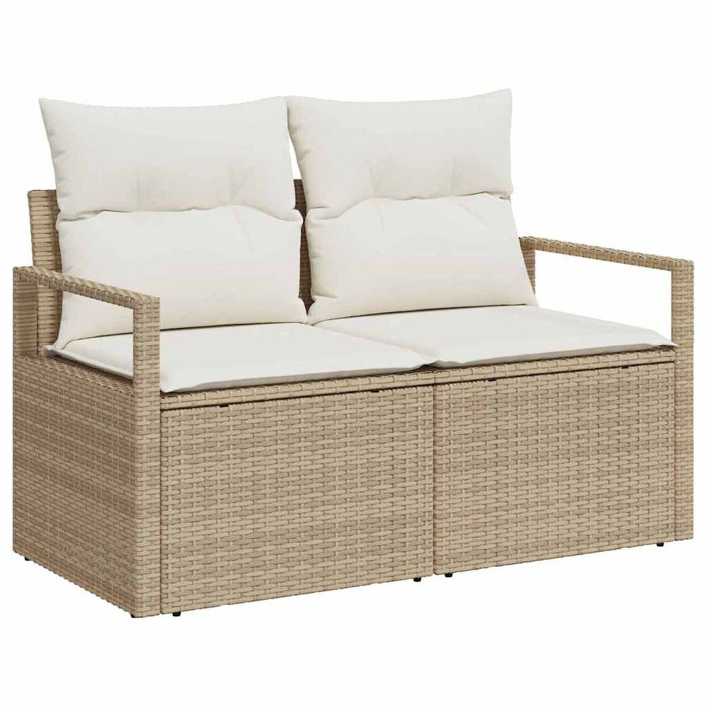 Ensemble de canapés 7 pc 6-nombre de places beige et crème
