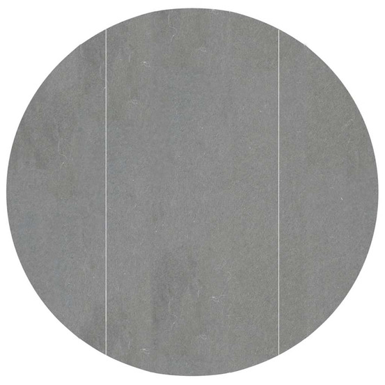 Bâche de piscine gris clair ø366 cm géotextile polyester