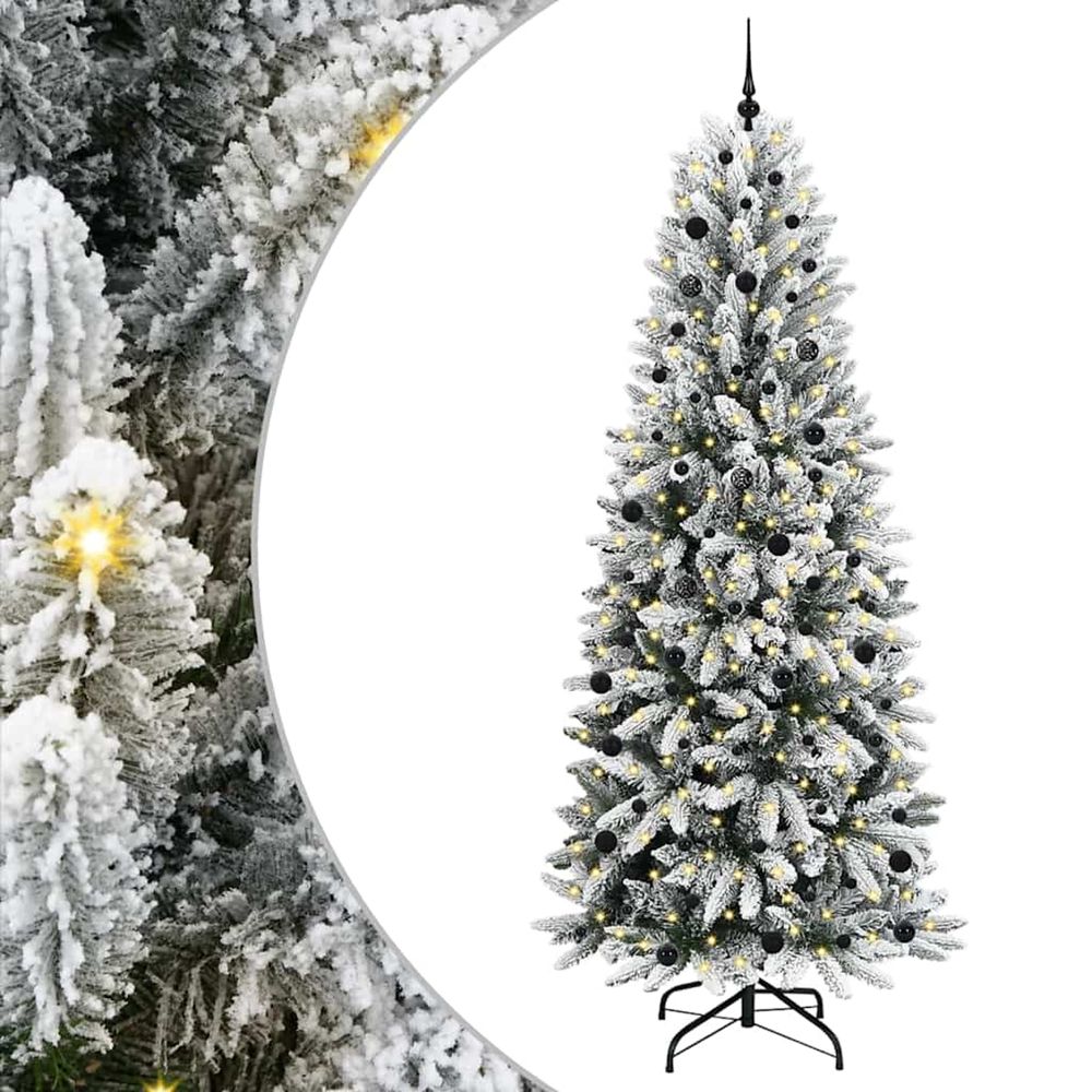 Sapin de noël artificiel blanc 240 cm
