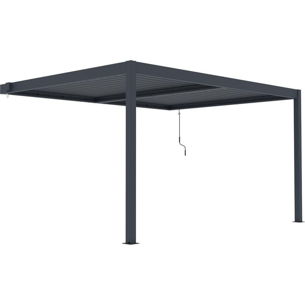Pergola adossée en aluminium 