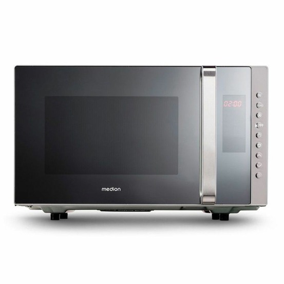 Micro-ondes combiné 23l - 800w - 1200w grill - pose libre - argent