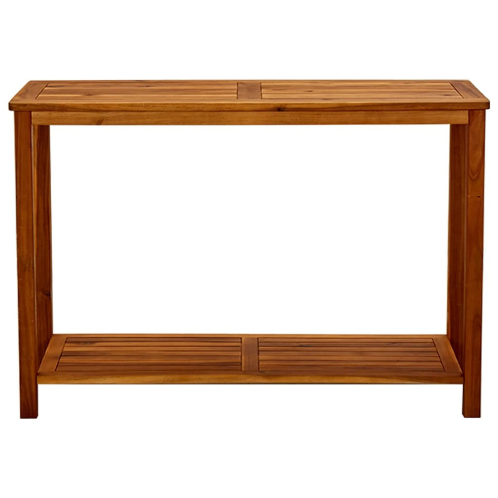 Table console de jardin 110x40x75 cm bois d'acacia solide