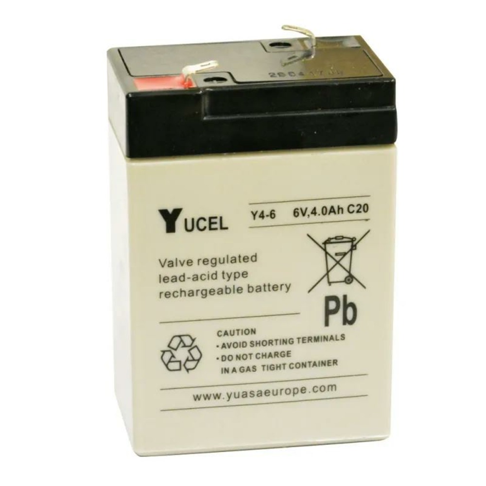 Pile rechargeable 6v, 4 ah, 70 x 45 x 105mm