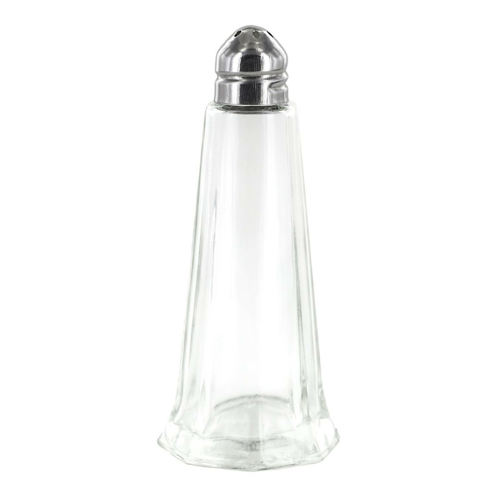 Salière poivrière en verre 