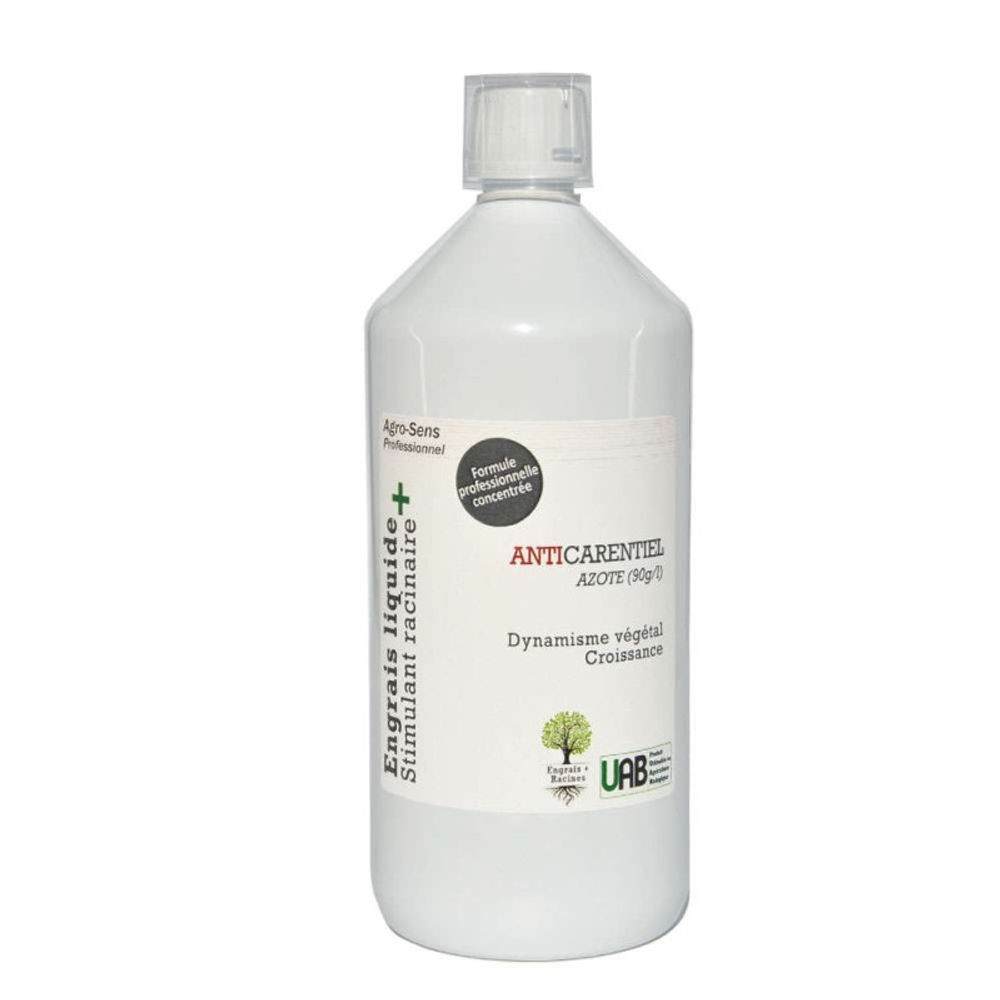 Azote organique, formule liquide concentrée - agro sens - 1 litre (500 litres de préparation)