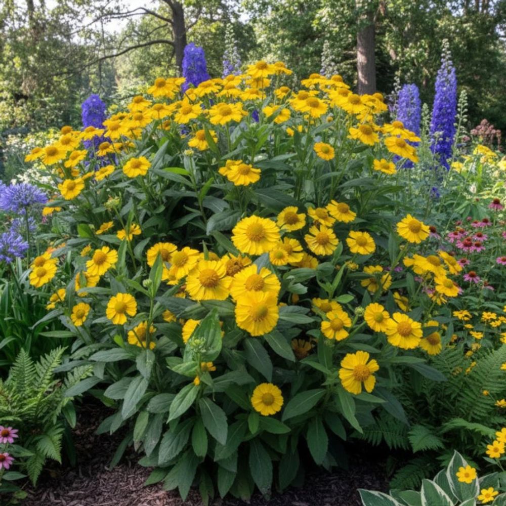 Hélénie kanaria, helenium lot de 9 godets