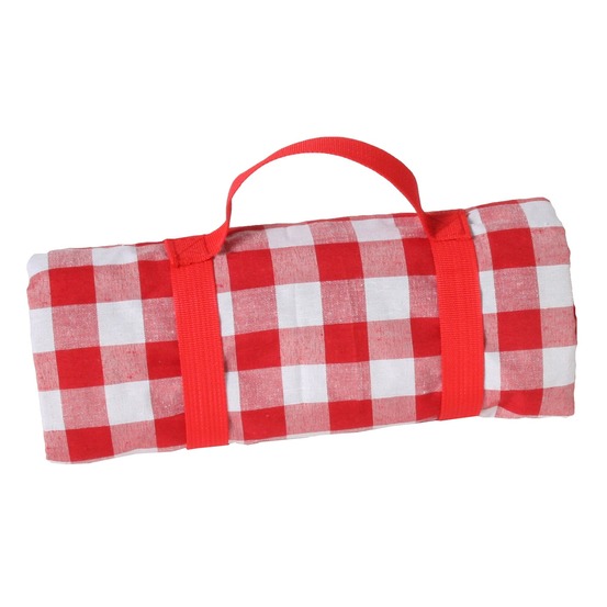 Nappe picnic carreaux rouges 140x140cm