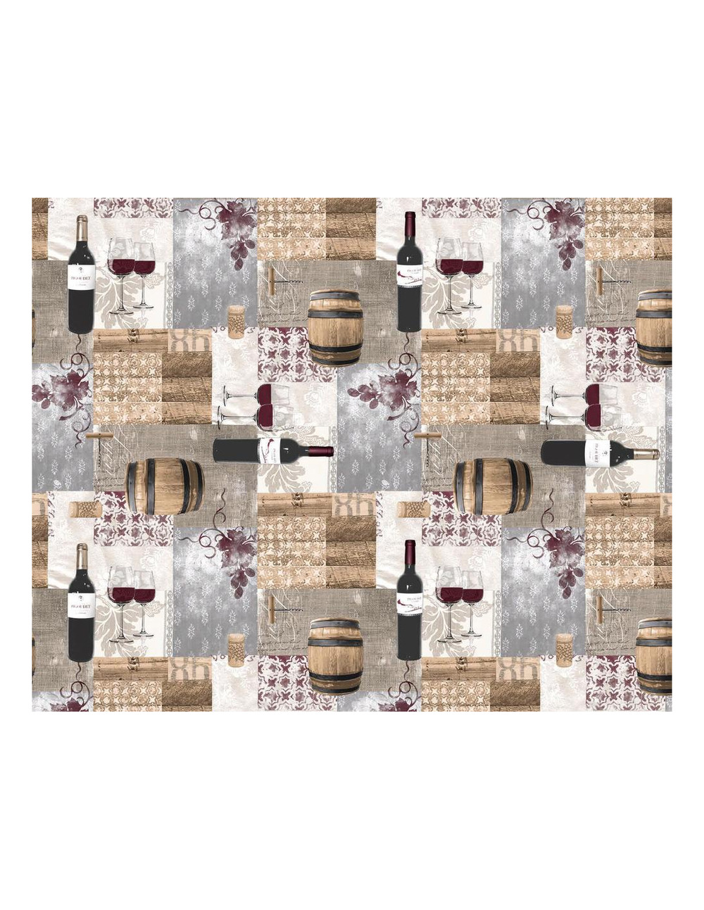 Toile cirée déco tabern 140cm x 20m - access deco