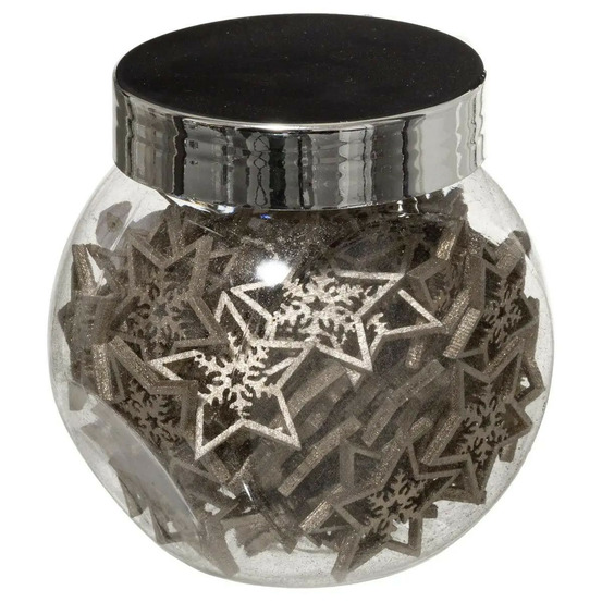 Lot de 100 étoiles en bois