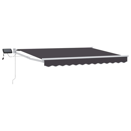 Store rétractable manuel avec leds 2,5 x 2 m