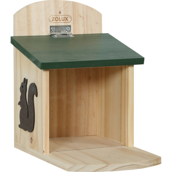 Mangeoire en bois pour écureuil