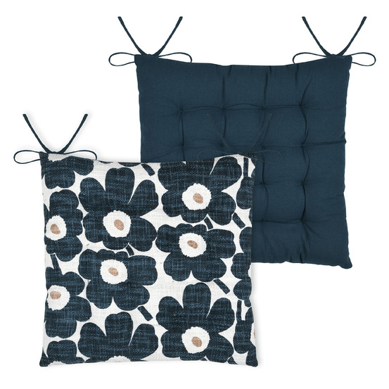 Lovely casa - galette de chaise motif fleuri