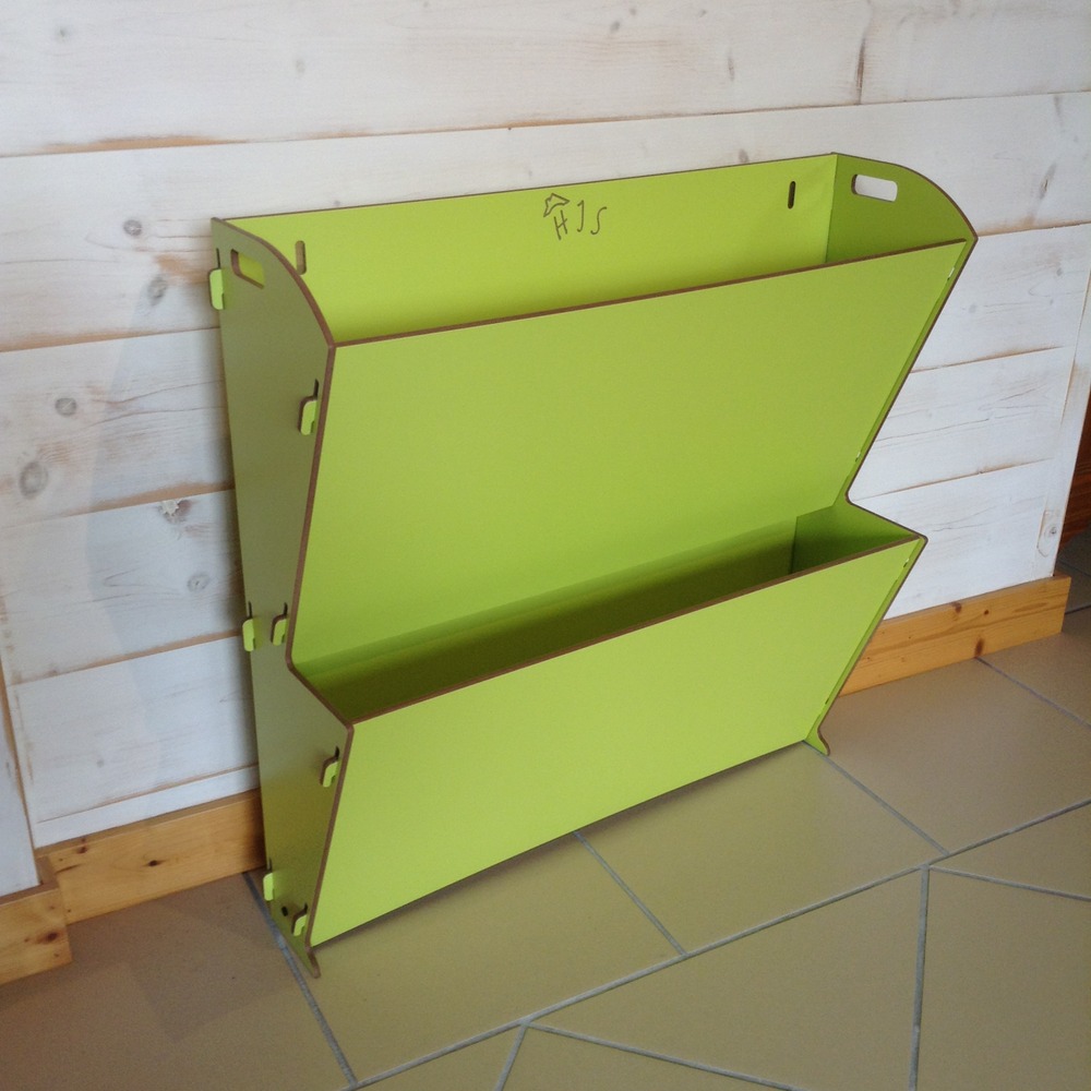 Jardinière murale à deux étages