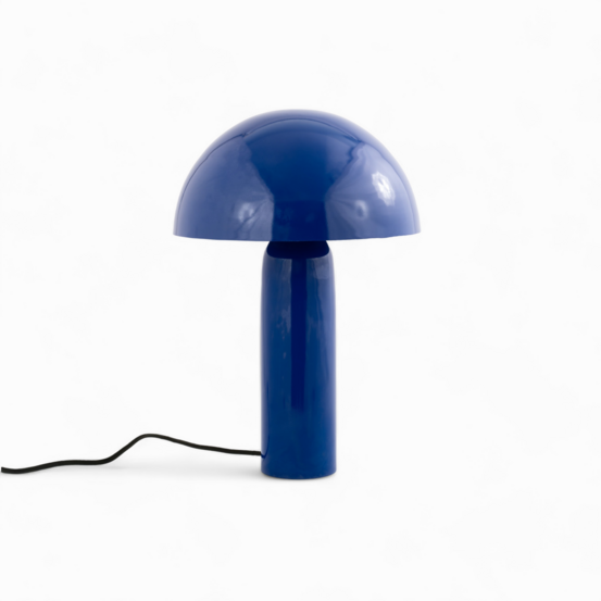 Enaïs-lampe à poser en métal bleu foncé