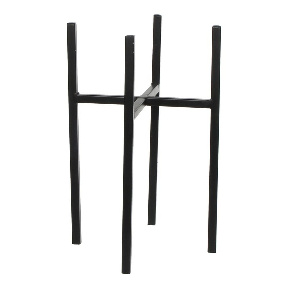 Mica decorations ascot porte-plante - l21 x l21 x h35 cm - métal - noir