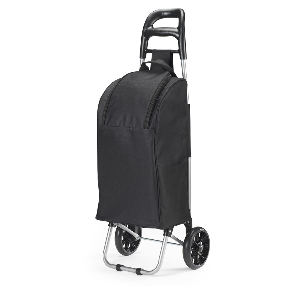 Poussette de marché isotherme 2 roues 36l noir - easypouss cool