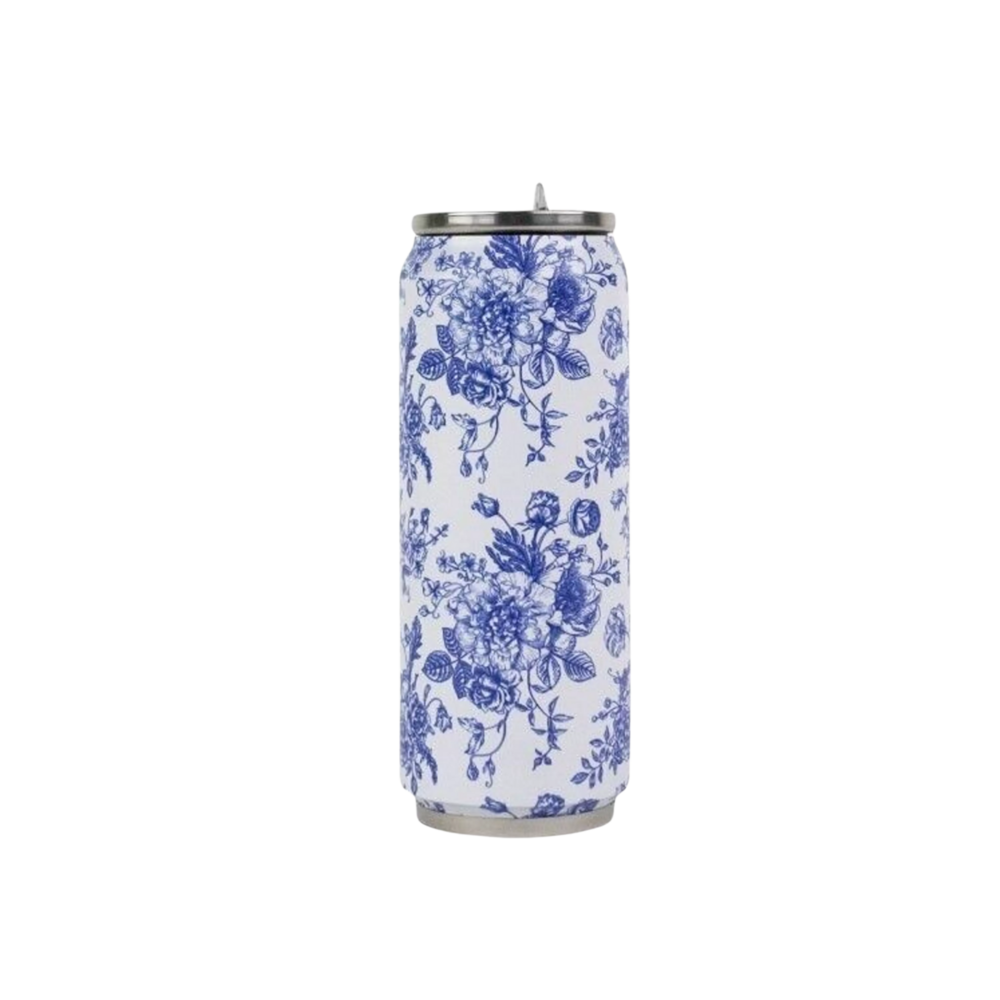 Canette isotherme toile de jouy - 500 ml