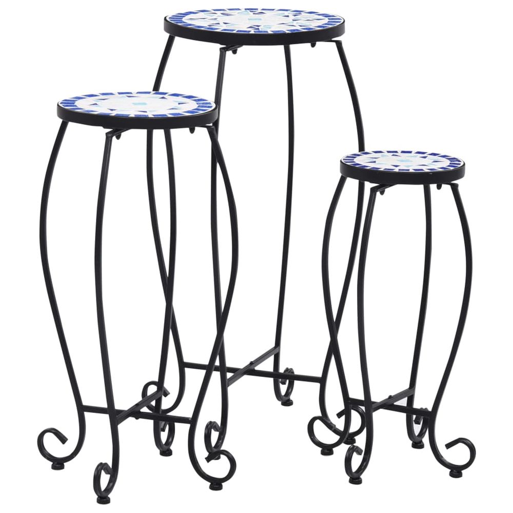 TABLES MOSA 3 PCS BLEU ET-(865854)