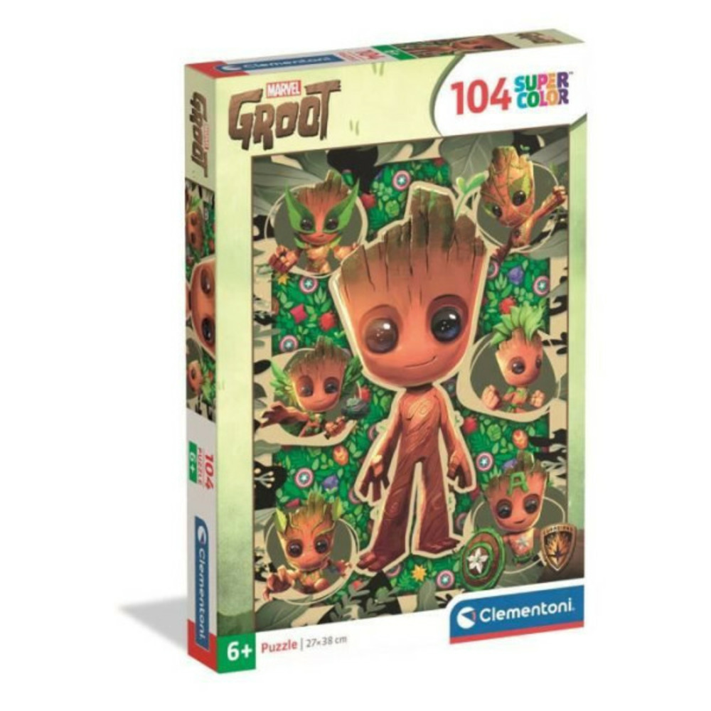 Clementoni - 104 pieces - marvel, groot