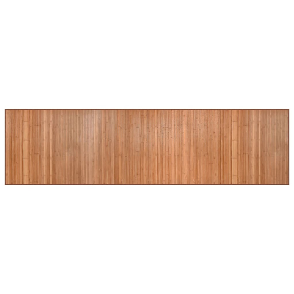 Tapis rectangulaire naturel 80x300 cm bambou