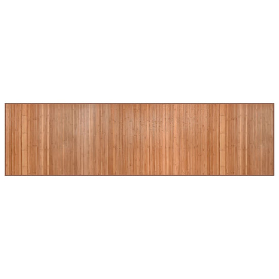 Tapis rectangulaire naturel 80x300 cm bambou