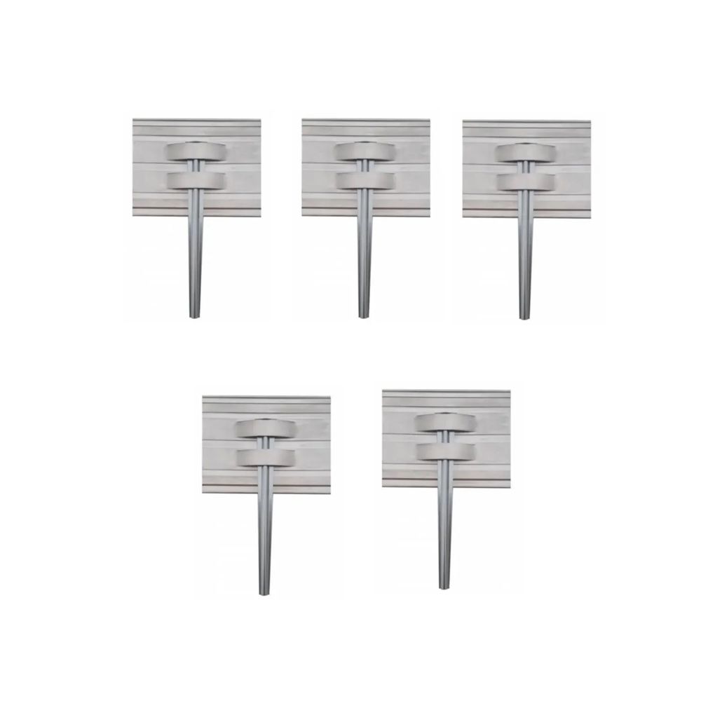 Jeu de 5 set d'ancrage pour bordures de jardin green universe 14 cm | bordure jardin | bordure jardin metal